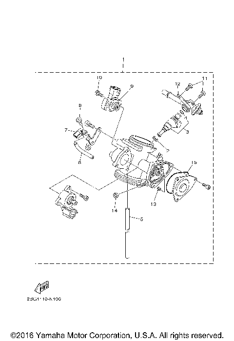 THROTTLE BODY ASSY 1