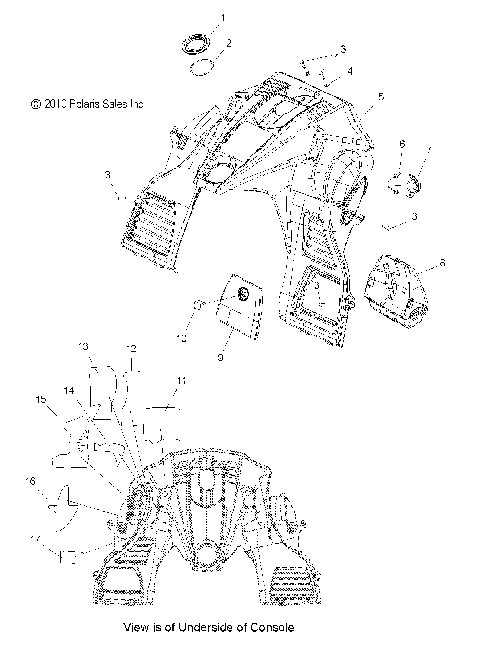 BODY, CONSOLE - S12PT5BSL/BEL (49SNOWCONSOLE12550)