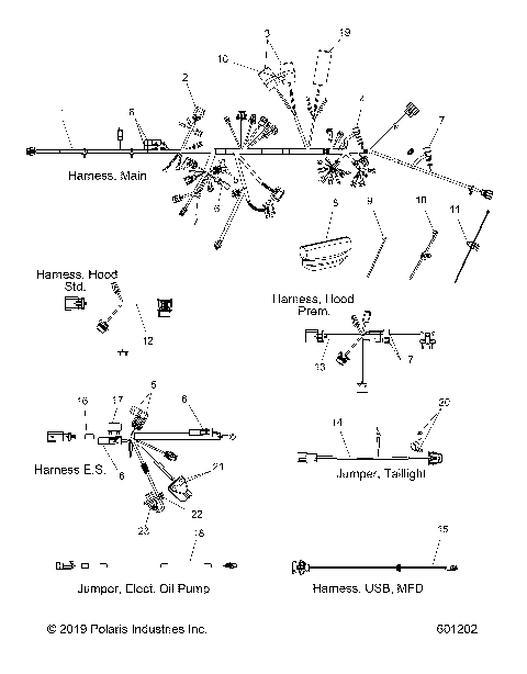 ELECTRICAL, WIRE HARNESS - S20EEC8PS (601202)