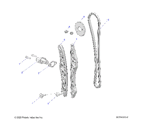 ENGINE, CAM CHAIN & TENSIONER