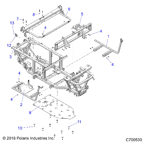 CHASSIS, FRAME - R21CCA57A1/A7 (700530)