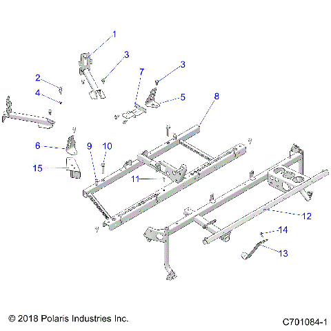 CHASSIS, MAIN FRAME MOUNTS - Z20ASE99AH/LH/BH (C701084-1)