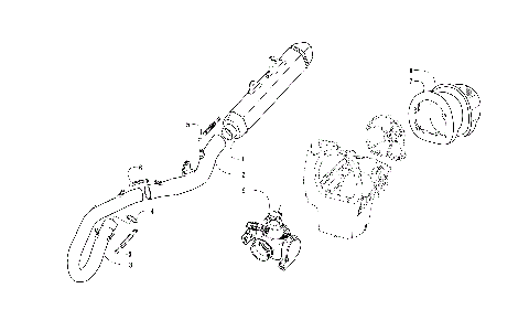EXHAUST AND AIR INTAKE [105622]