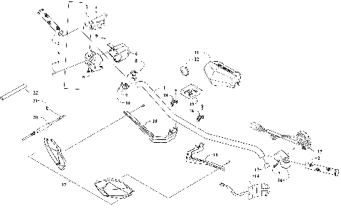 HANDLEBAR AND CONTROLS [110655]