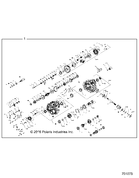 DRIVE TRAIN, MAIN GEARCASE INTERNALS - Z17VAE87AB/E87AK/X87AK (701057)