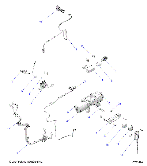 BODY, WINCH - R25RSB99AZ/BZ/AL (C733296)