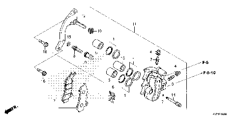 FRONT BRAKE CALIPER (1)
