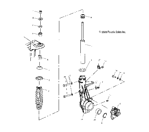 FRONT STRUT - A11RB42AA/A11RD50AA/AB/A11RF50AA (4987918791B07)