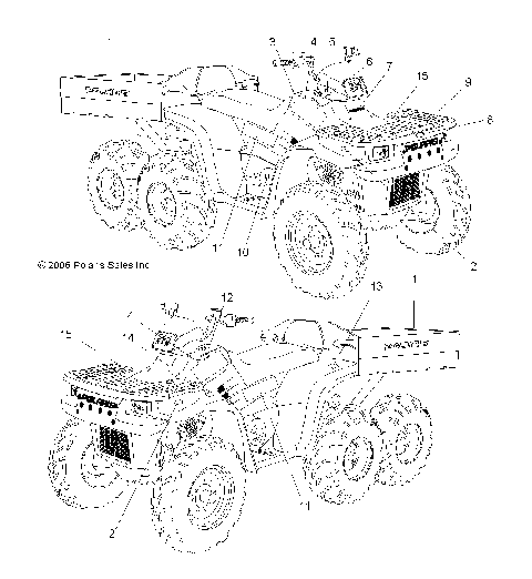 DECALS - A07CL50AA (49ATVDECAL6X6)