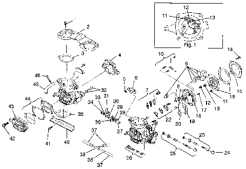 CARBURETOR SLT 700 B964166 and Intl. SLT 700 I964166 (4933923392C002)