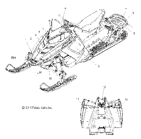 BODY, DECAL, RETRO - S12BS8/BC8 ALL OPTIONS (49SNOWDECAL12RETRO)