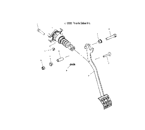 FOOT BRAKE - C11RB42AA/C11RD50AA/AB/C11RF50AA (4981898189C03)