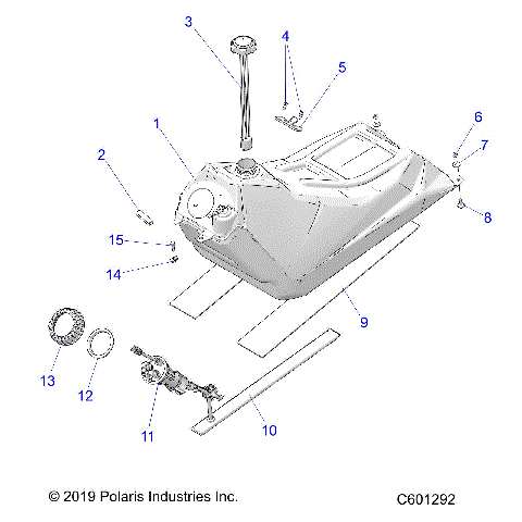 FUEL SYSTEM, FUEL TANK ASM. - S20EGK8PS/EGM8PS ALL OPTIONS (C601292)
