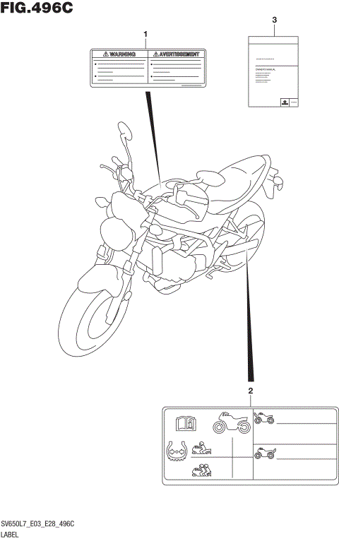 LABEL (SV650AL7 E28)