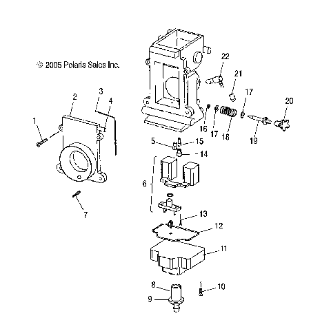 ENGINE, CARBURETOR, LOWER - S07PK6FS/FE/PM6FS/PM6FSA (4997399739D02)