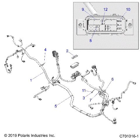 ELECTRICAL, WIRE HARNESS - Z20A5A87B2 (C701016-1)