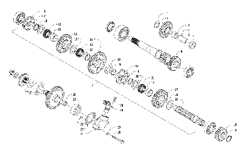 SECONDARY TRANSMISSION ASSEMBLY [301457]