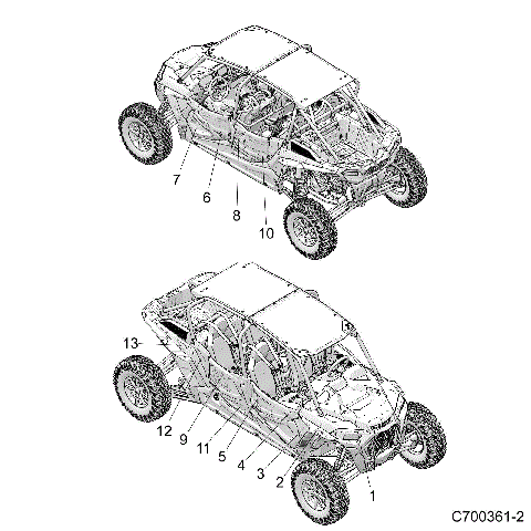 BODY, DECALS GRAPHICS - Z19VPL92AK/BK/AR/BR/AM/BM (C700361-2)