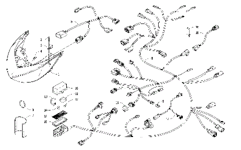 HEADLIGHT AND WIRING ASSEMBLIES [105802]