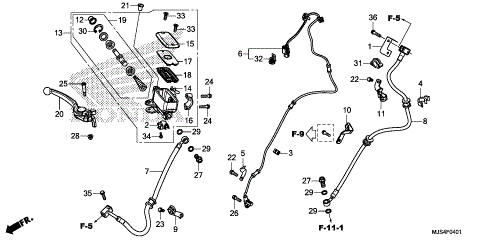 FRONT BRAKE MASTER       CYLINDER (2)