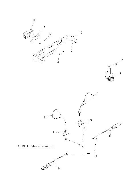 ELECTRICAL, TURN SIGNALS, HORN and MIRRORS - R13VH57FX (49RGRTURNSIG12RZR570I)