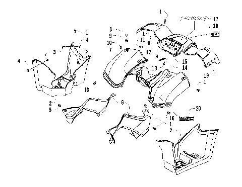 REAR BODY PANEL ASSEMBLY [89275]