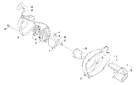 RECOIL STARTER AND AIR SHROUD ASSEMBLY [105922]