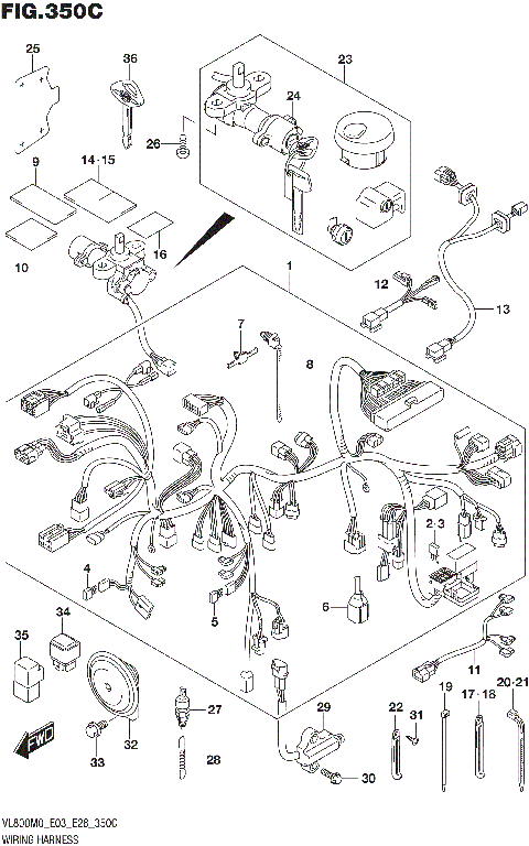 WIRING HARNESS (E33)