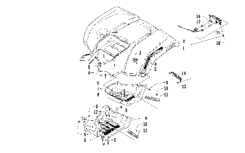 REAR BODY PANEL AND FOOTWELL ASSEMBLIES [95979]