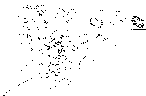 10- Electrical System Summit - 600 HO E-TEC - Manual Starter