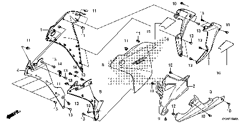 MIDDLE COWL@UNDER COWL