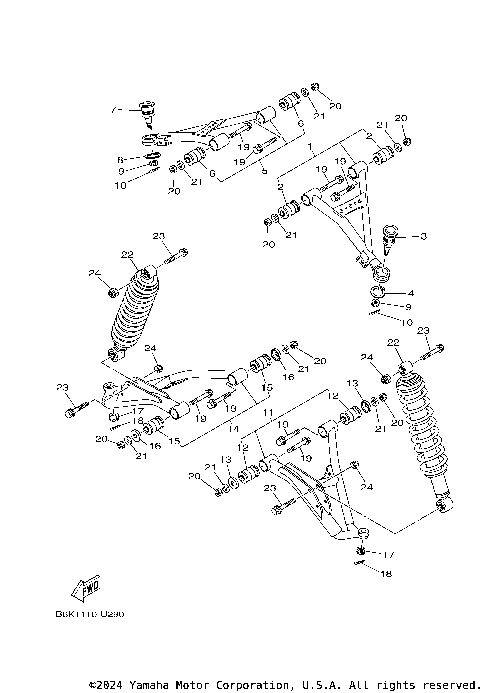 FRONT SUSPENSION & WHEEL