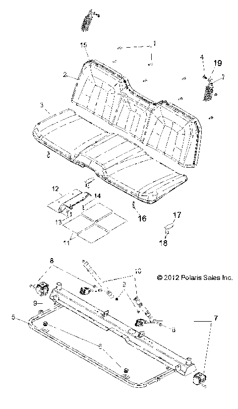 BODY, SEAT and BASE - R13TH90DG (49RGRSEAT13900D)