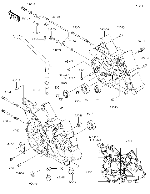 2021 Kawasaki Z125 PRO Motorcycles Parts Finder Diagrams