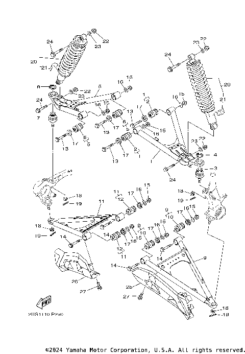 FRONT SUSPENSION & WHEEL