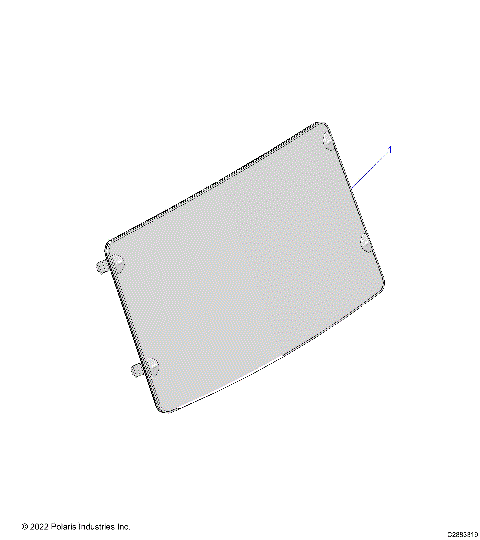 BODY, WINDSHIELD, POLY - D23M2U57B4/W57B4 (C2883319)