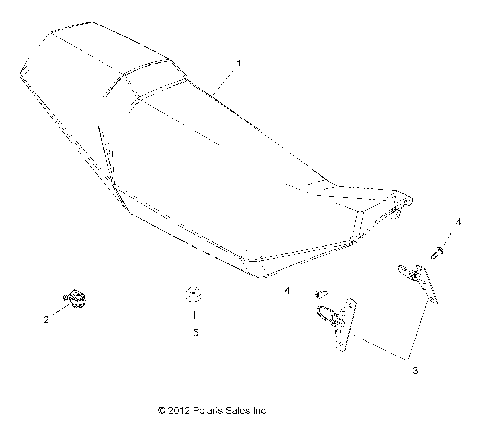 BODY, SEAT - A15SVA85HD (49ATVSEAT13850SCRAM)
