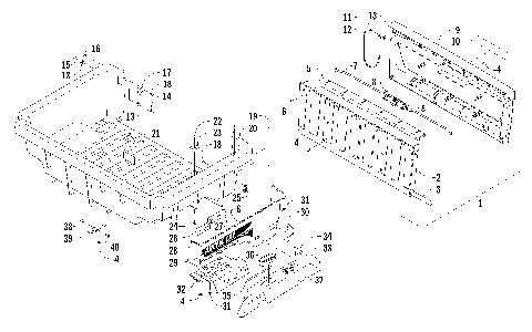 CARGO BOX AND TAILGATE ASSEMBLY [93987]