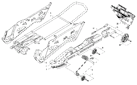 FRAME, SIDE PANEL AND RAIL ASSEMBLIES [105608]