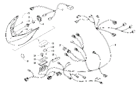 HEADLIGHT AND WIRING ASSEMBLIES [106793]