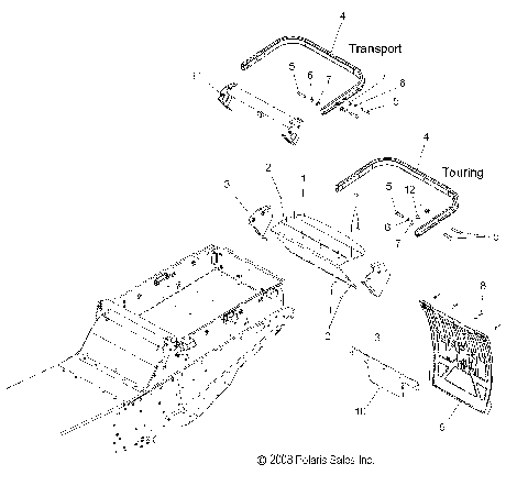 BODY, BUMPER, HITCH and FLAP - S09NT5BS/BE/BSF/NU5BS/BE (49SNOWBUMPER09TRLTRG)