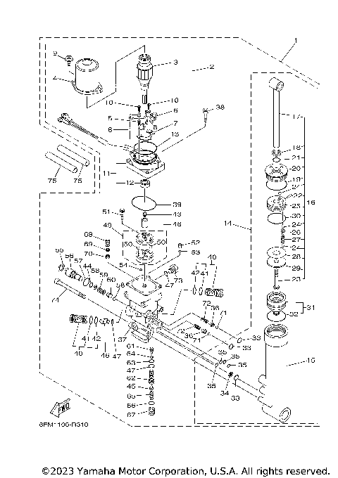 POWER TRIM TILT ASSY