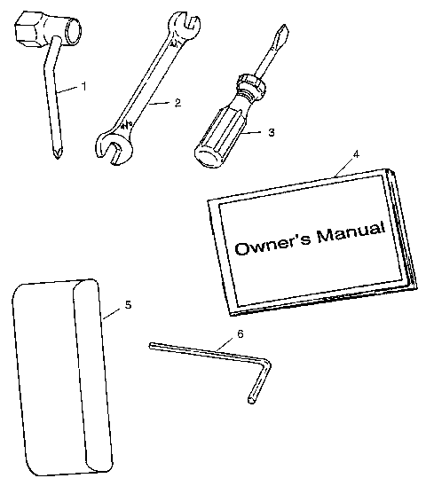 TOOL KIT SLT 700 B974572 (4941124112B012)