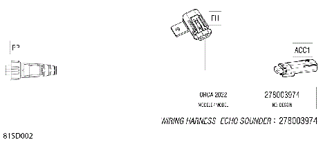 08- Electric - Echo Sounder Wiring Harness - 278003974