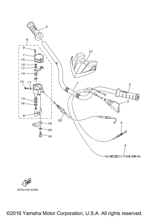 STEERING HANDLE CABLE