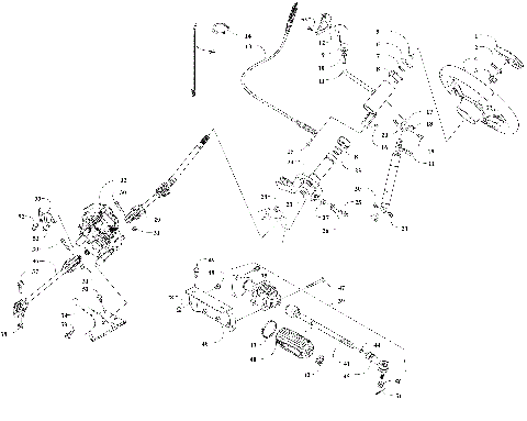 STEERING AND SHIFT ASSEMBLY [305808]