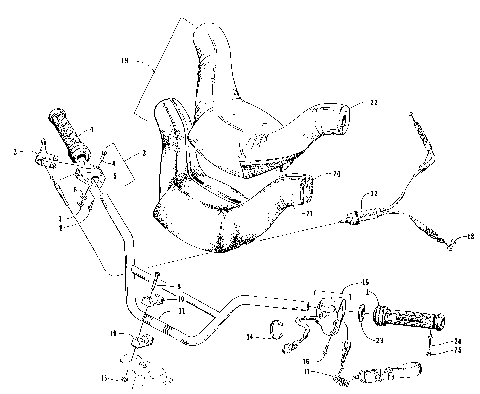HANDLEBAR ASSEMBLY [72770]