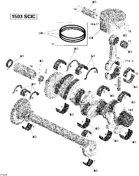 01- Crankshaft, Pistons And Balance Shaft