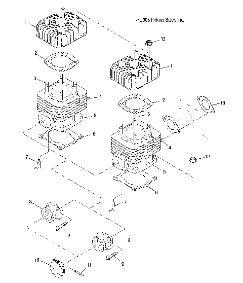 ENGINE, CYLINDER - S07ND3AS (4997199719C04)