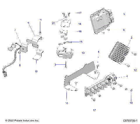 ELECTRICAL, COMPONENTS AND OPTIONS - G25GMK99 (C0703799-1)
